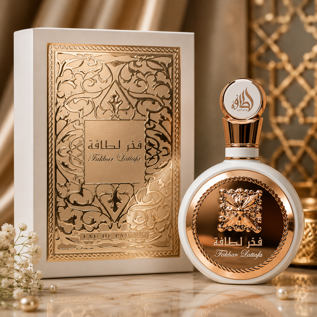 Lattafa Fakhar White Eau de Parfum perfume for men