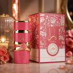 Lattafa Yara Candy Eau de Parfum 100ml perfume bottle and matching box for women