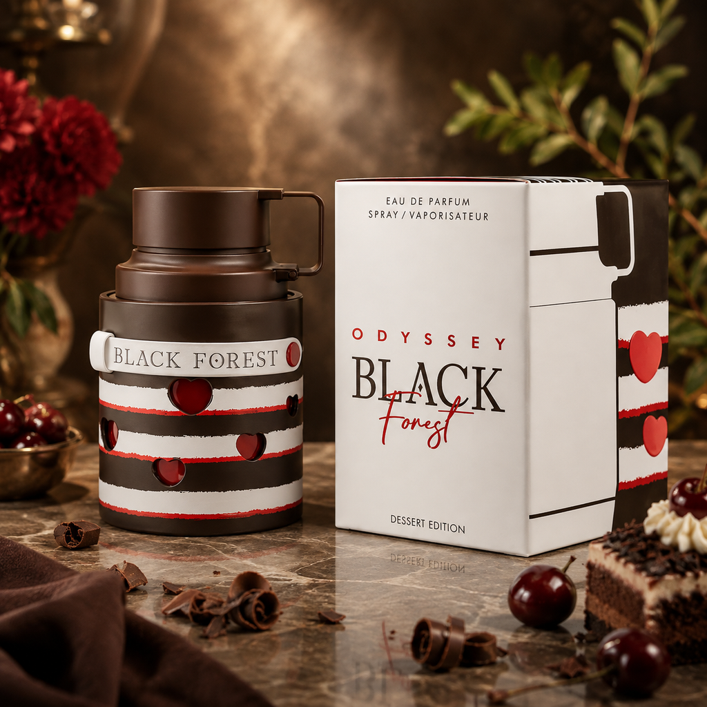 Odyssey Black Forest Eau De Parfum fragrance bottle