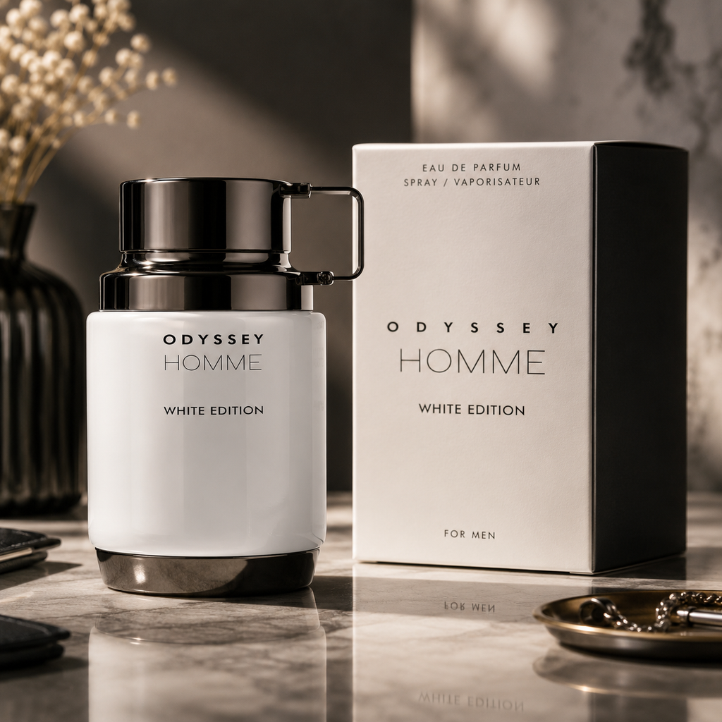 Odyssey Homme White Edition Eau de Parfum perfume bottle