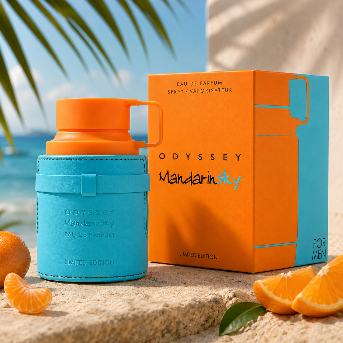 Odyssey Mandarin Sky Eau De Parfum fragrance bottle