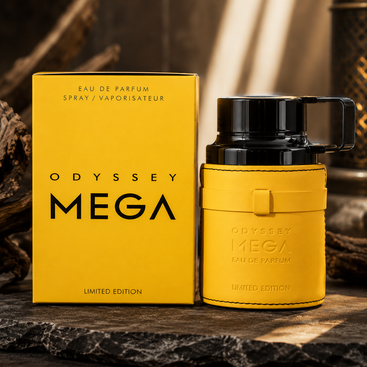 Odyssey Mega Eau De Parfum fragrance bottle
