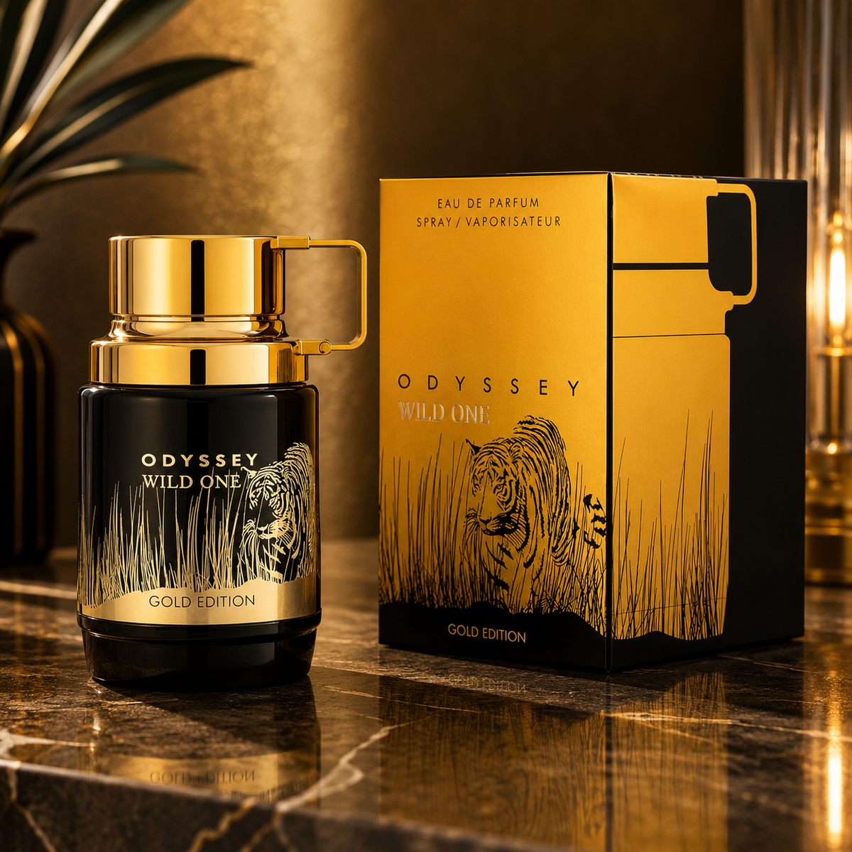 Odyssey Wild One Gold Edition Eau de Parfum perfume bottle