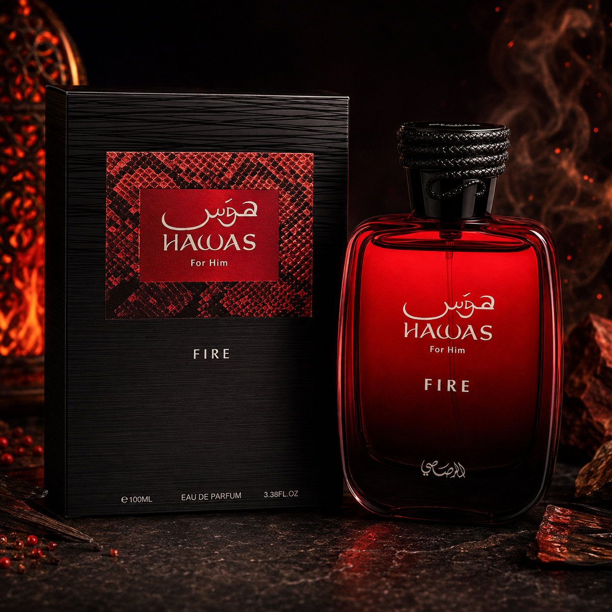 Rasasi Hawas Fire Eau de Parfum perfume for men